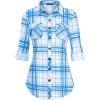 Blue-white Plaid