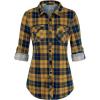 Yellow Navy Plaid