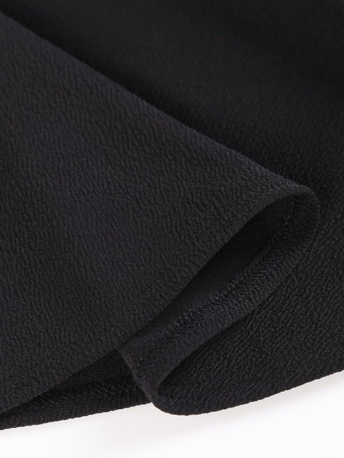 image:imageDJT FASHION Shorts for Women Basic Versatile Skorts Casual Stretchy Flared Skater Golf Tennis Mini Skirts with ShortsBlack