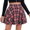 Coral Pink Plaid